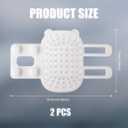 2Pcs Pet Self-Grooming Brush | Silicone Pet Tickling & Massage Tool for Cats & Dogs