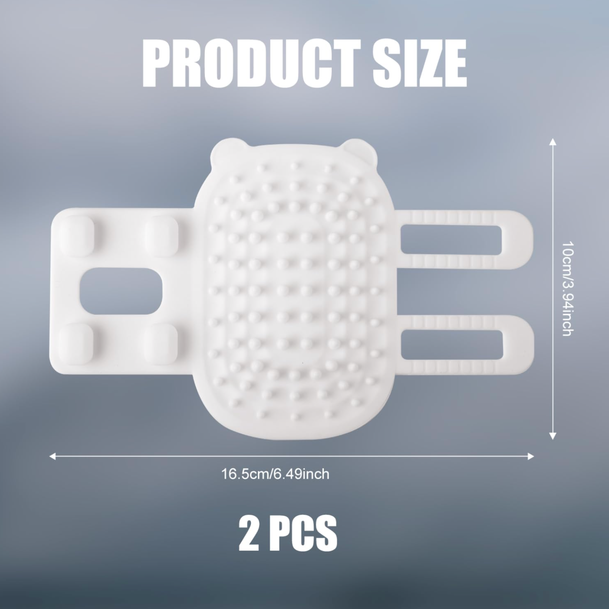 2Pcs Pet Self-Grooming Brush | Silicone Pet Tickling & Massage Tool for Cats & Dogs
