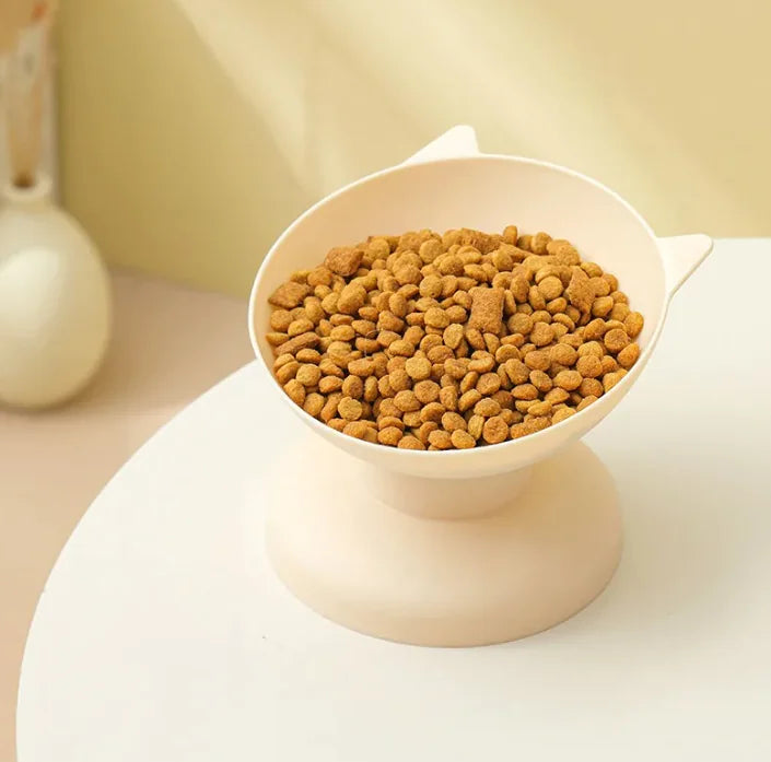 Anti-Vomiting Elevated Cat Bowl