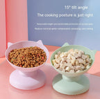 Anti-Vomiting Elevated Cat Bowl
