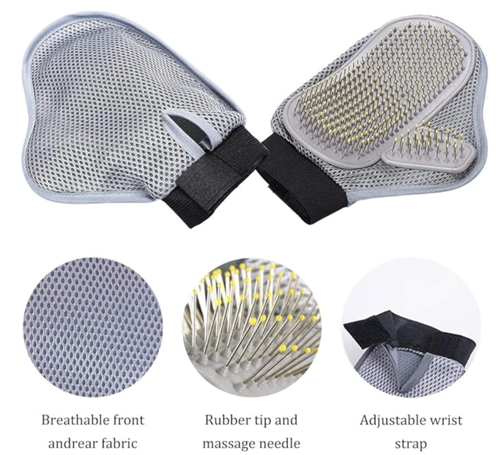 Pet Bathing Gloves for Shower and Massage