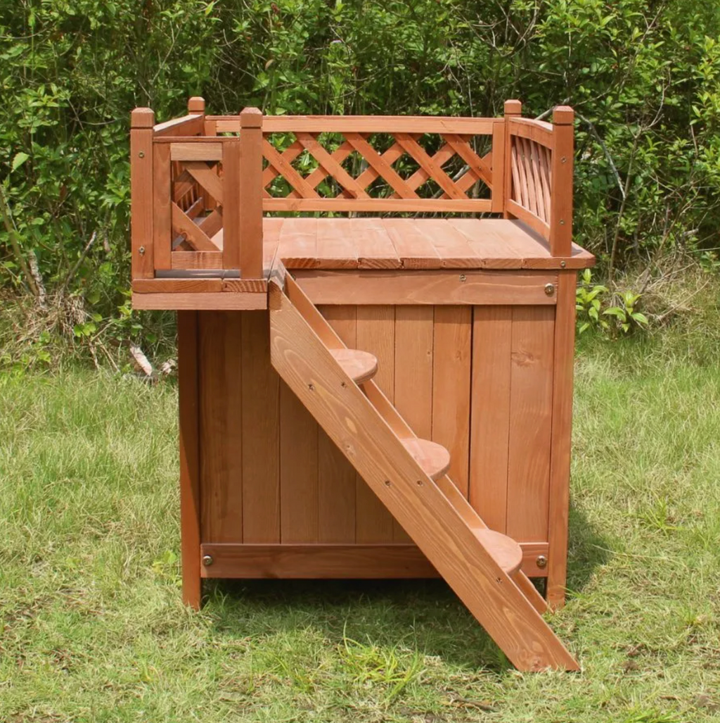 Wood Room with a View Pet House