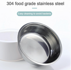 Premium Gravity Water Dispenser for Pets – Stainless Steel Bowl