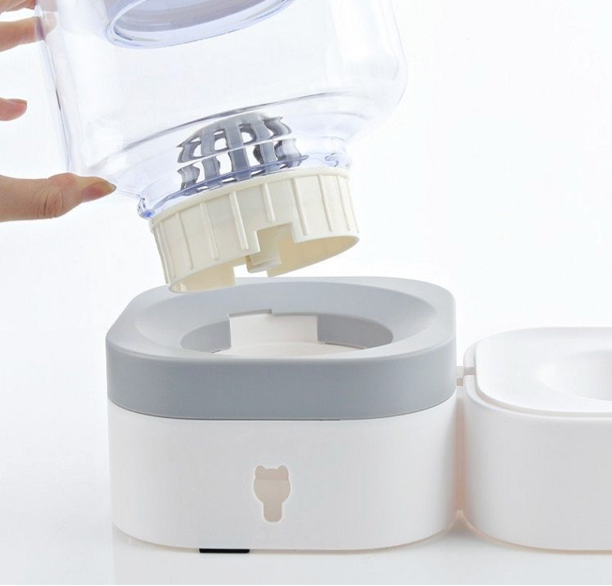 Premium Gravity Water Dispenser for Pets – Stainless Steel Bowl