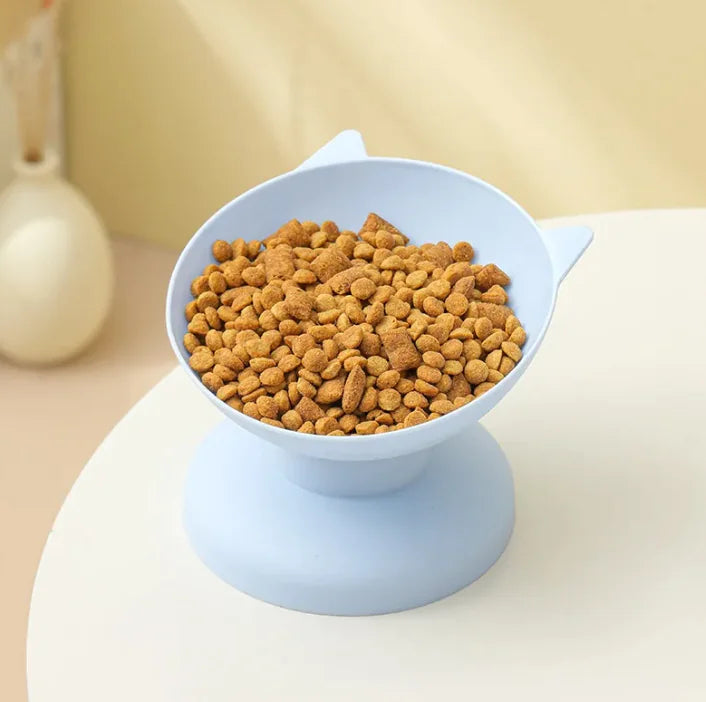 Anti-Vomiting Elevated Cat Bowl