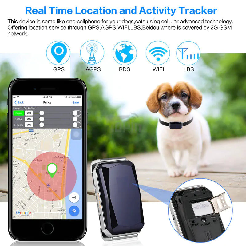 Smart GPS Pet Locator Collar