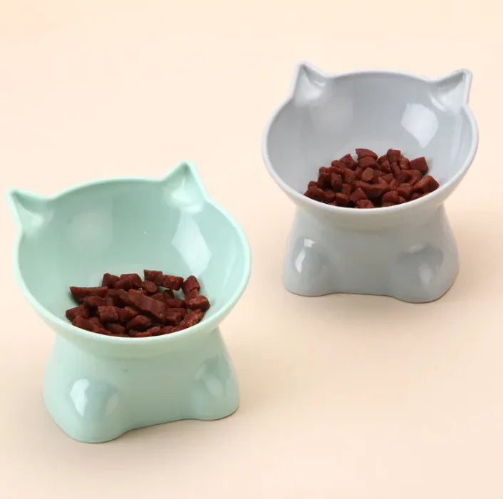 Raised Cat Ear Pet Bowl